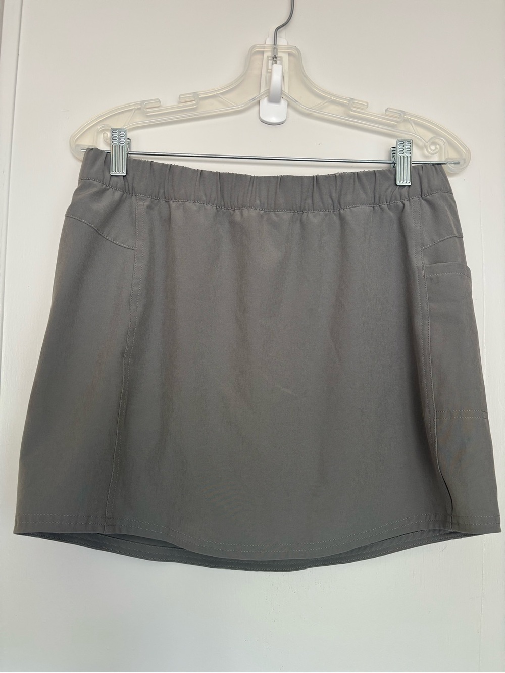 Patagonia Lightweight Gray Elastic-Waist Skort Medium